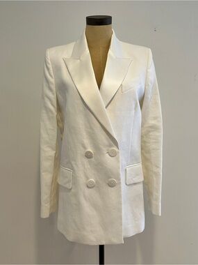 NWT Racil White Tuxedo Blazer Size FR40/US8